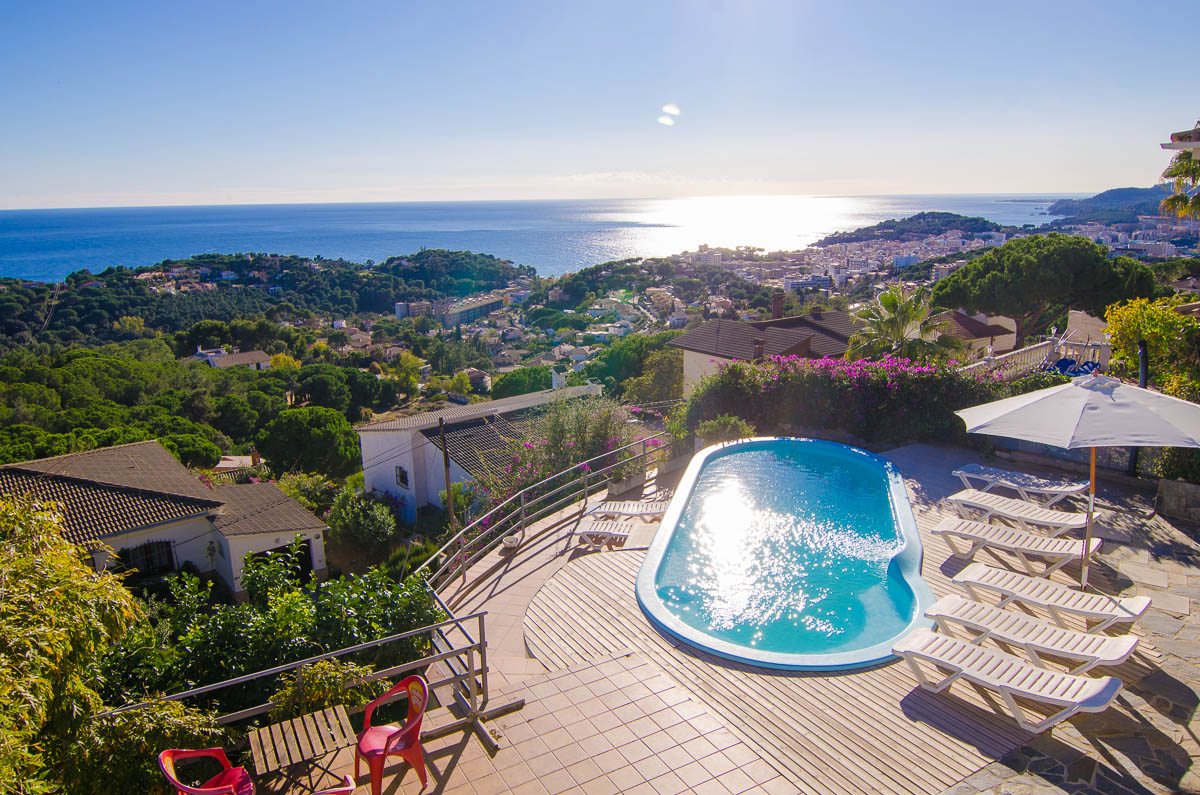 Villa Lloret De Mar Piscine Privée Vue Mer Vacances Famille Espagne